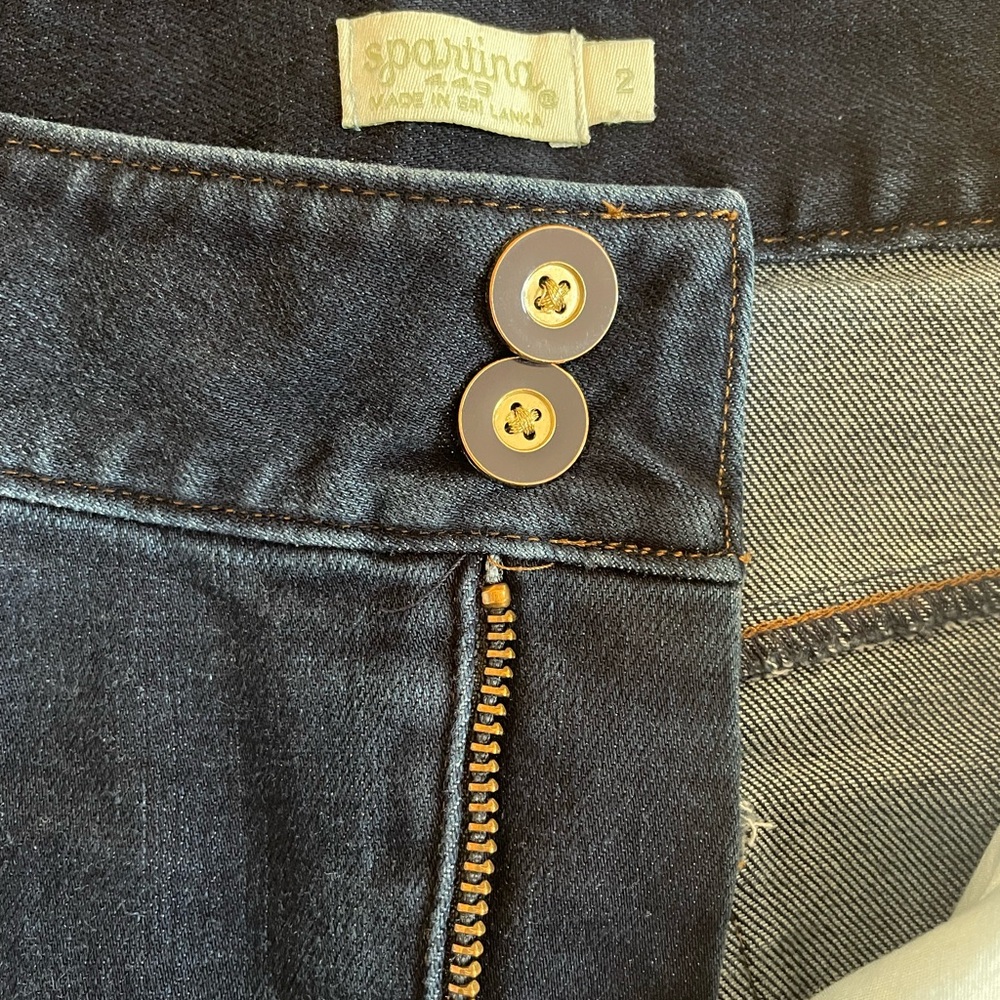 Spartina 449 Juliette High Rise Jean Ocean Palm Wash - Picture 9 of 10